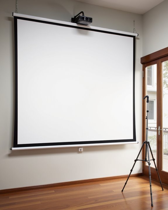 variety of projection screens