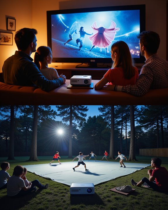 versatile portable projection applications