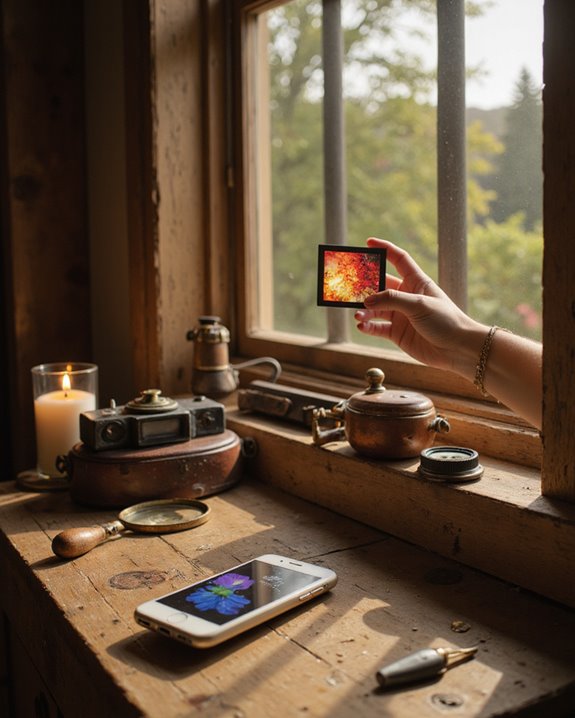 view slides without projector